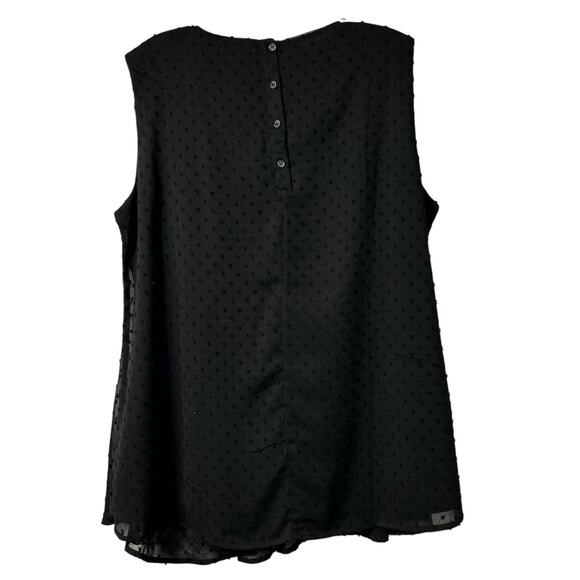 Tantrums Sleeveless Floral Embroidered Romantic Whimsygoth Top M (2805) - Picture 5 of 5